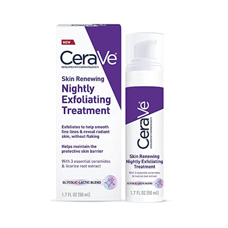علاج تقشير ليلي لتجديد البشرة من سيرافي 50مل CeraVe Skin Renewing Nightly Exfoliating Treatment 50ml